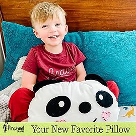 Pinwheel Crafts Beginner Sewing Kit for Kids 8-12 - Easy DIY Panda Pillow Kit - Learn to Sew - Kids Sewing Craft Gifts - Make Your Own Stuffed Animal Panda Plush Toy