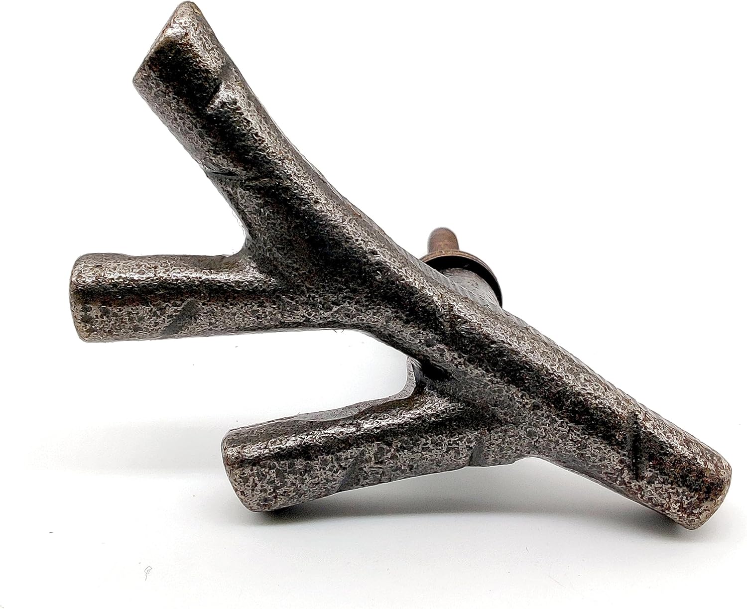 5MOONSUN5's Twig Branch Cabinet Knobs Black Tree Branch Handles, Cast Iron Single Hole Drawer Pulls Vintage Dresser Handles, Farmhouse Cupboard Handles Decorative Pull for Kitchen Set of 2
