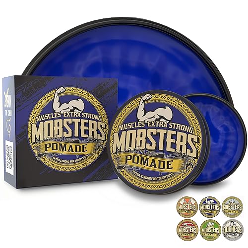 Mobsters - Arcilla para el pelo producto profesional para hombres con acabado mate agarre fuerte y textura Consigue un peinado vintage fácilmente a