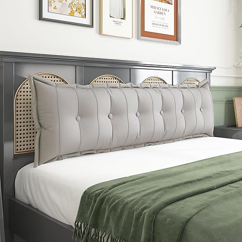 homecozy Almohada de lectura grande y suave, almohada corporal de embarazo para dormir, almohada de sofá cama para vientre, espalda y piernas,