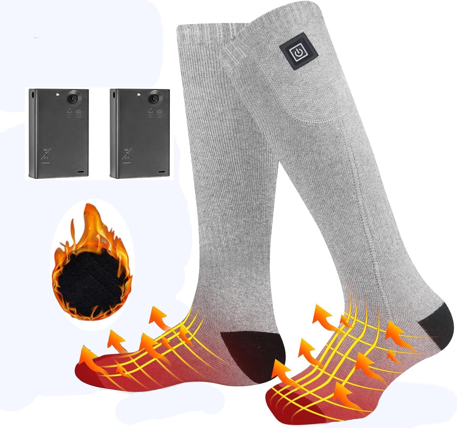 Chaussettes Chauffantes Hommes Femmes, Chaussettes Chaudes Électriques — free download