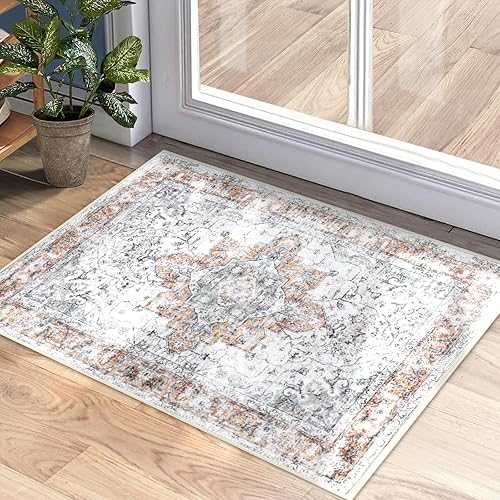 Miniatura 30 de COMSLE Alfombra Runner Bohemia, 2' x 7' Alfombras Lavables para Pasillo de Lana Sintética Pequeña Alfombra de Área de Cocina Alfombra Decorativa