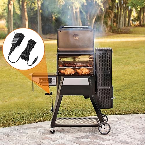 Miniatura 5 de Stanbroil Adaptador de corriente de repuesto para parrilla de carbón digital Masterbuilt Gravity Series 5608001050 XL y combo de ahumador, cable de