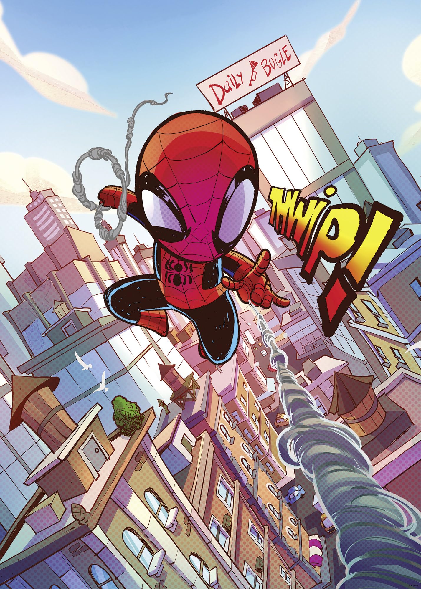 Komar Marvel Spider-Man THWIP Wall Picture Size 50 x 70 cm Children's Room Wall Decoration