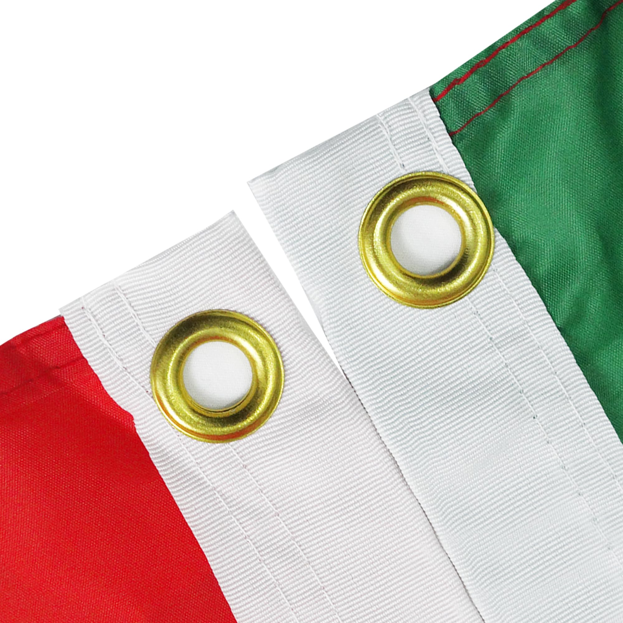 AZ FLAG - Bandera Etiopia Con Leon - 90x60 cm - Bandera Etíope Con Armas 100% Poliéster Con Ojales de Metal integrados - 50g - Colores Vivos Y Resistente A La Decoloración