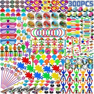 AmyBenton Party Bag Fillers for Kids, 300pcs Party Bag Toys for Party, Goody Bag Fillers, Pinata Stocking Fillers and Classroom Prizes for Kids