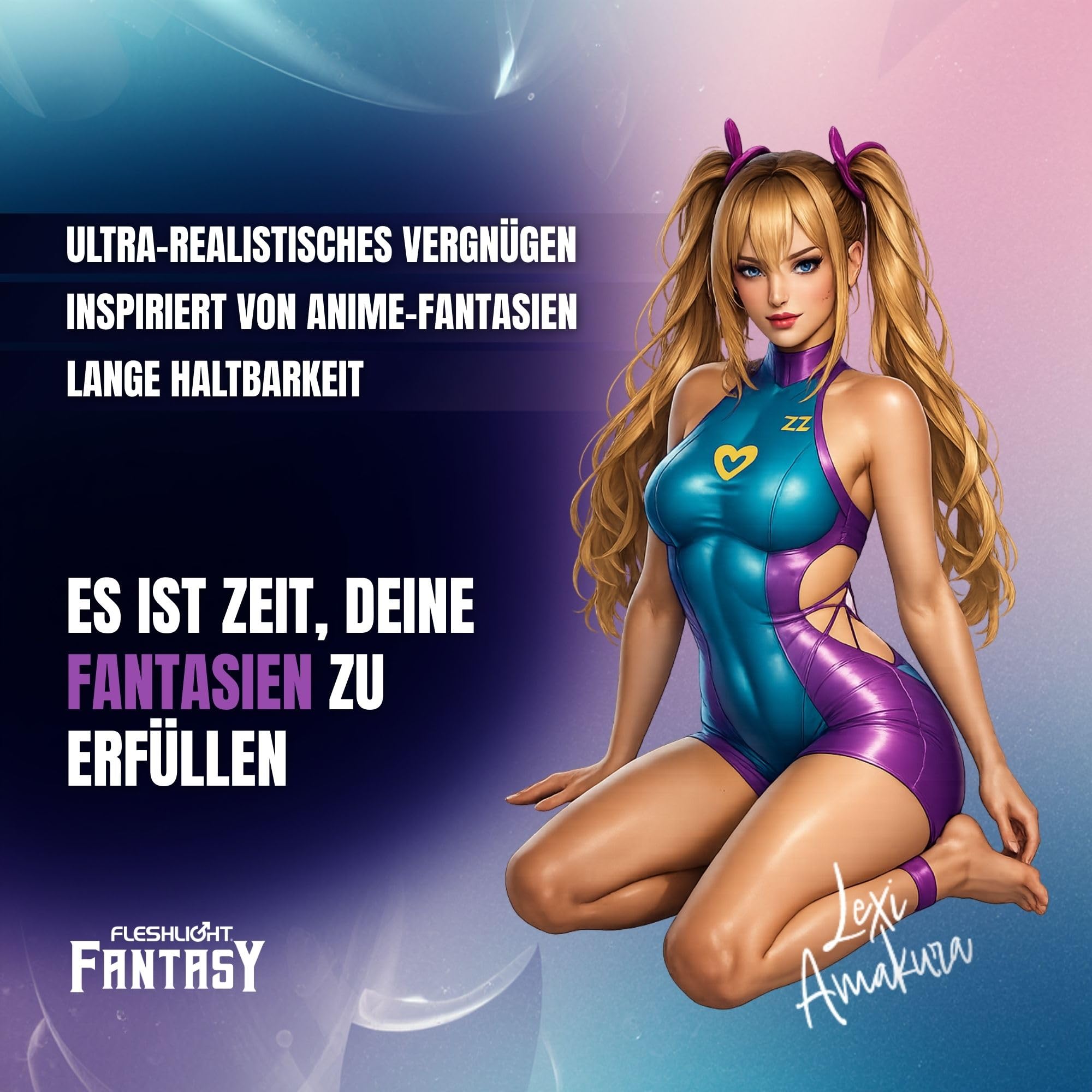 Fleshlight Fantasy Lexi Amakura Dojikko - SuperSkin Masturbator, Sex-Spielzeug extrem realistisch