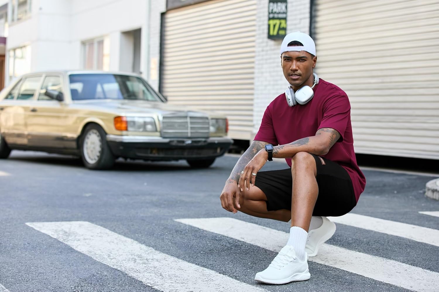 Mens Track Suits 2 Piece Outfits Workout Sets Oversize T-Shirt and Short Set for Men Summer Jogging Tracksuit - Image 6