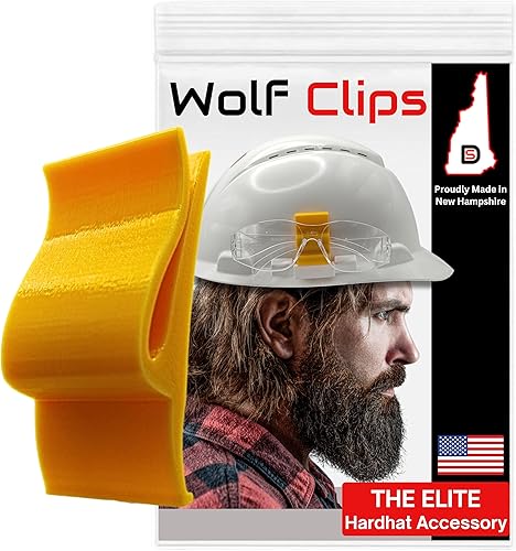 Hard Hat Clip Collection - Gafas de seguridad - Amarillo