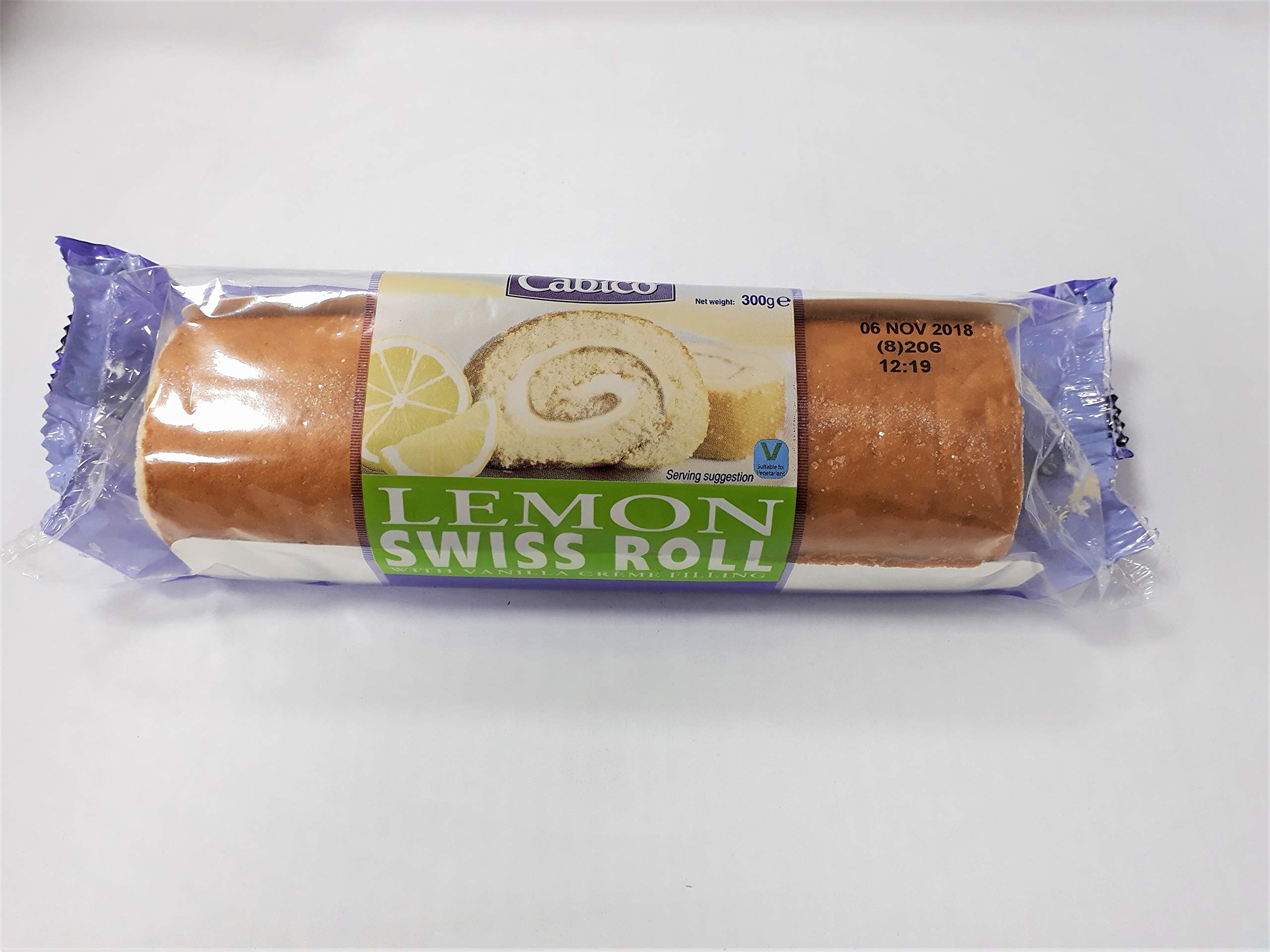 Cabico Swiss Roll Lemon Creme 300g