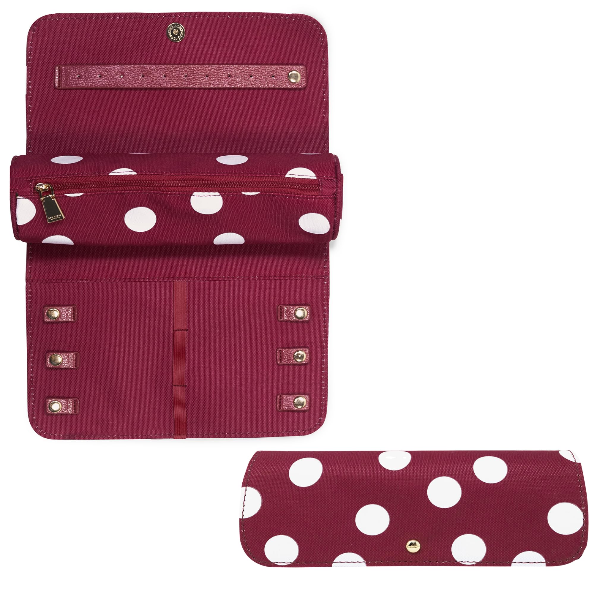 Amazon.com: kate spade new york Travel Jewelry Roll, Julie Dot