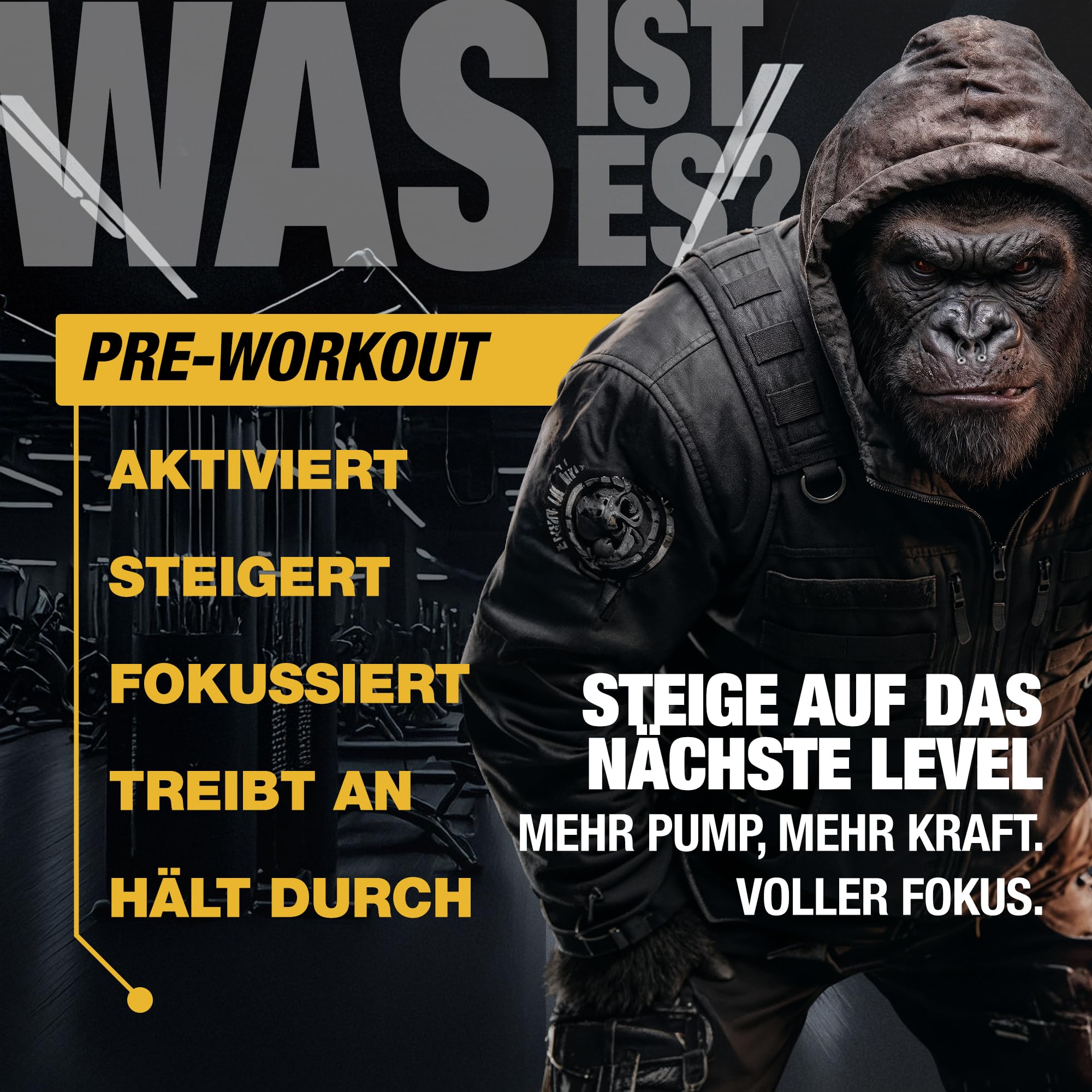 Zoomad Labs | Moonstruck II Pre Workout Booster mit Koffein Wassermelone | Gorilla Pump 13 g · Citrullin · AAKG · Arginin | 299 mg Koffein | 510 g · 27 Portionen