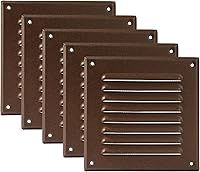 Vista 86 de Vent Systems – 3.35 x 9.84 pulgadas (interior) rejilla de ventilación de aire rectangular de metal blanco para alero, cubierta de rejilla, deflector