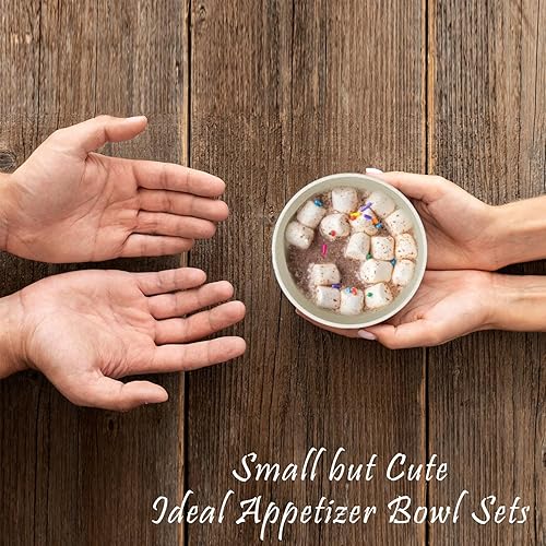 Miniatura 5 de Juegos de cuencos de paja de trigo, 4 cuencos irrompibles para cereales de 60 onzas, aptos para microondas y lavavajillas, juegos de cuencos súper