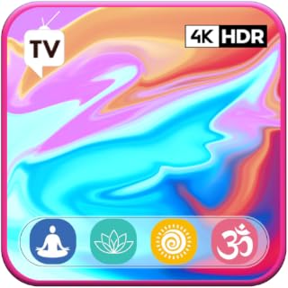 Soothing Abstract Liquid Dreams: Relaxing Music with UHD Fluid Screensaver For Tablets & Fire TV - NO ADS