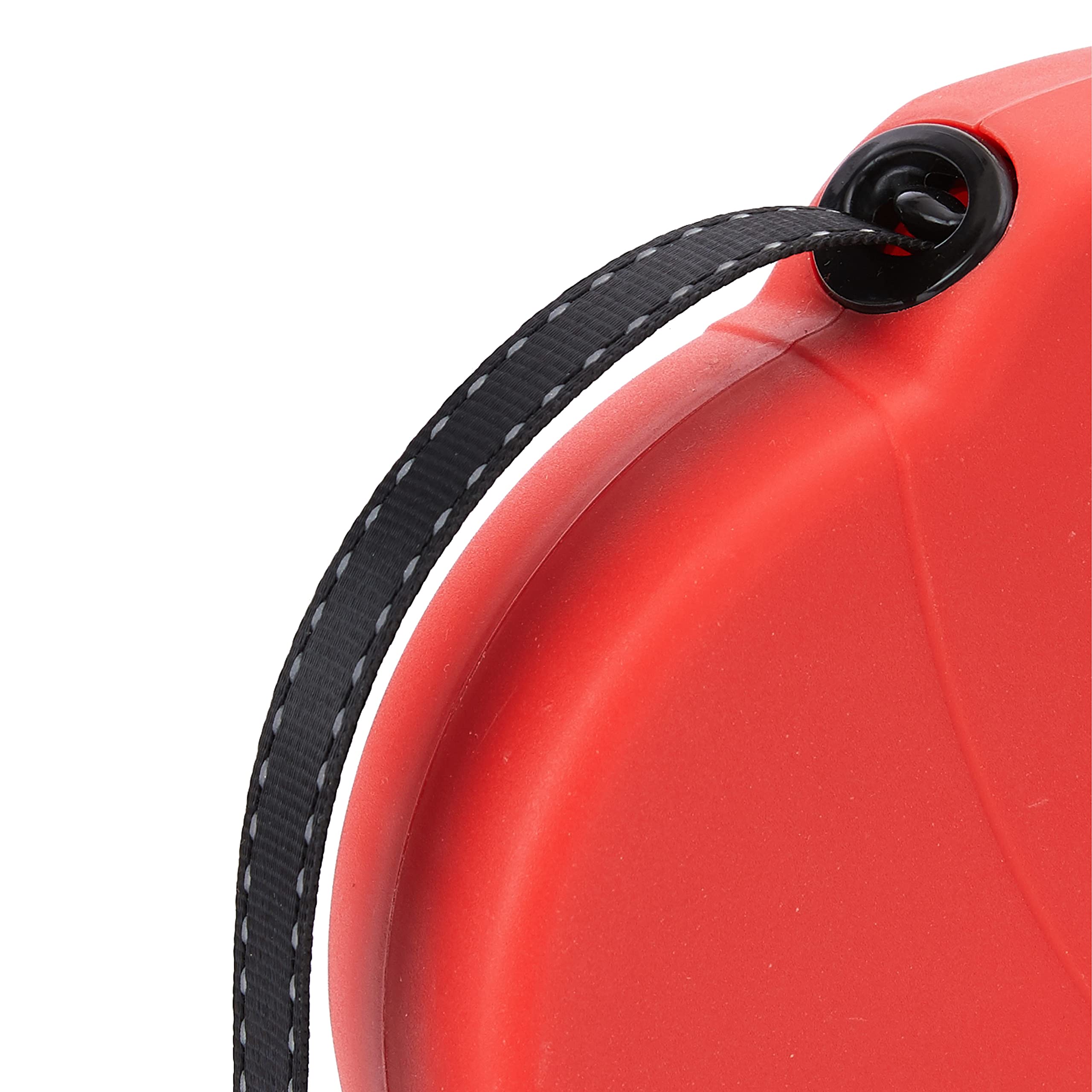 DDOXX Guinzaglio per Cani Allungabile | Colori e Misure Diverse | per Cani Piccoli e Grandi | Accessori Cane Guinzaglio a Bretella Retraibile | Guinzaglio per Gatti e Cani | L, 5m, Fino a 50 kg, Rosso