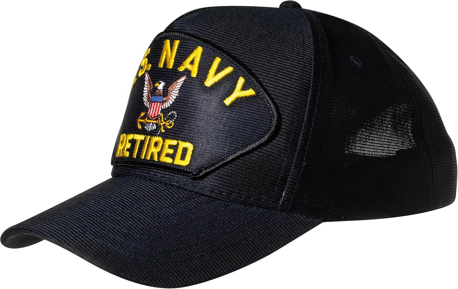 Artisan Owl United States Retired Emblem Patch Hat – Adjustable Baseball Cap - Image 2