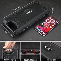 Vista 6 de GVDV Juego de cuchillos de caza, kit de aderezo de campo de ciervos, juego de procesador de juegos con desollador de gancho intestinal, esparcidor