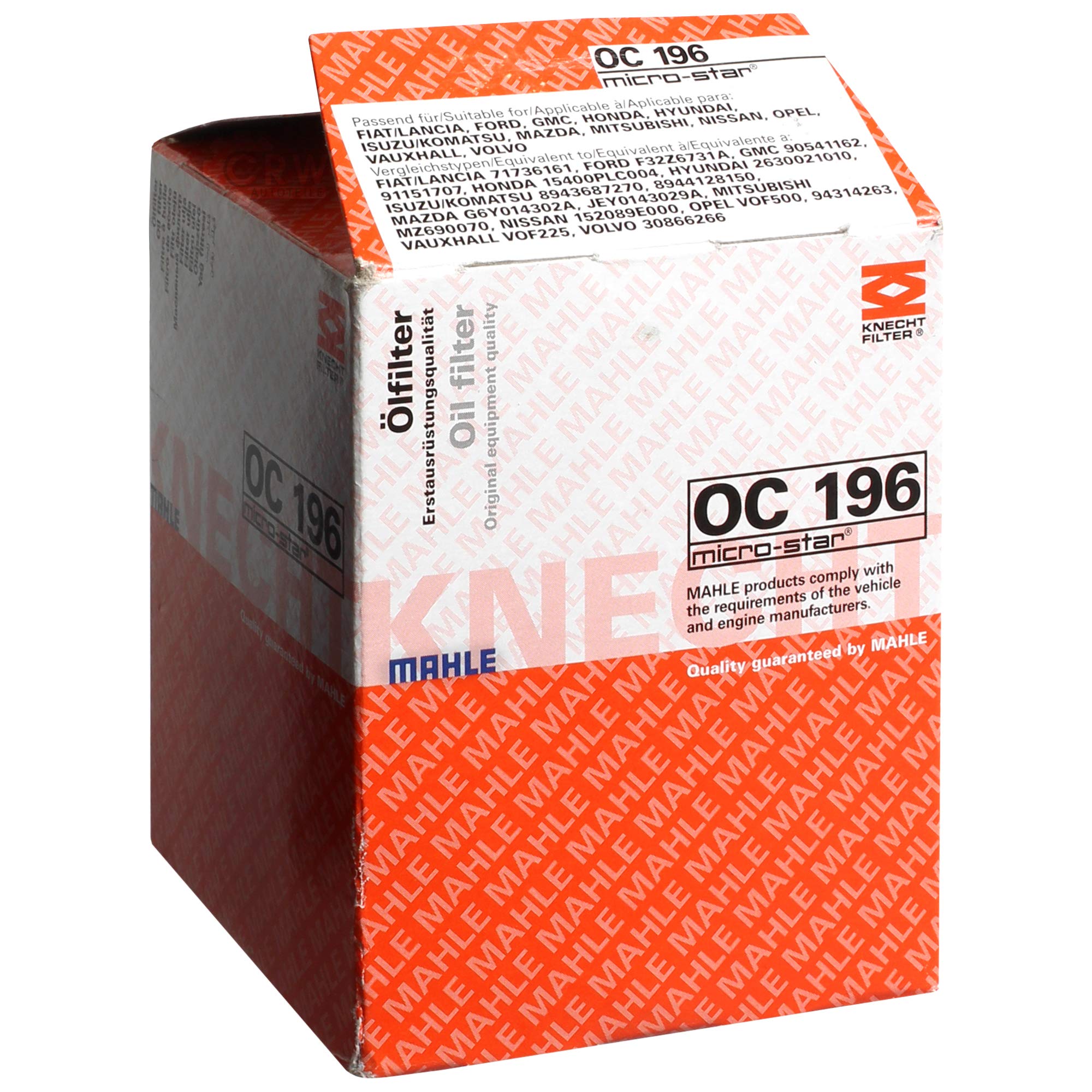 Paquete de inspección Kit de mantenimiento con filtro de aceite OC 196, filtro de aire LX 812, filtro de cabina LA 424, tornillo de cierre