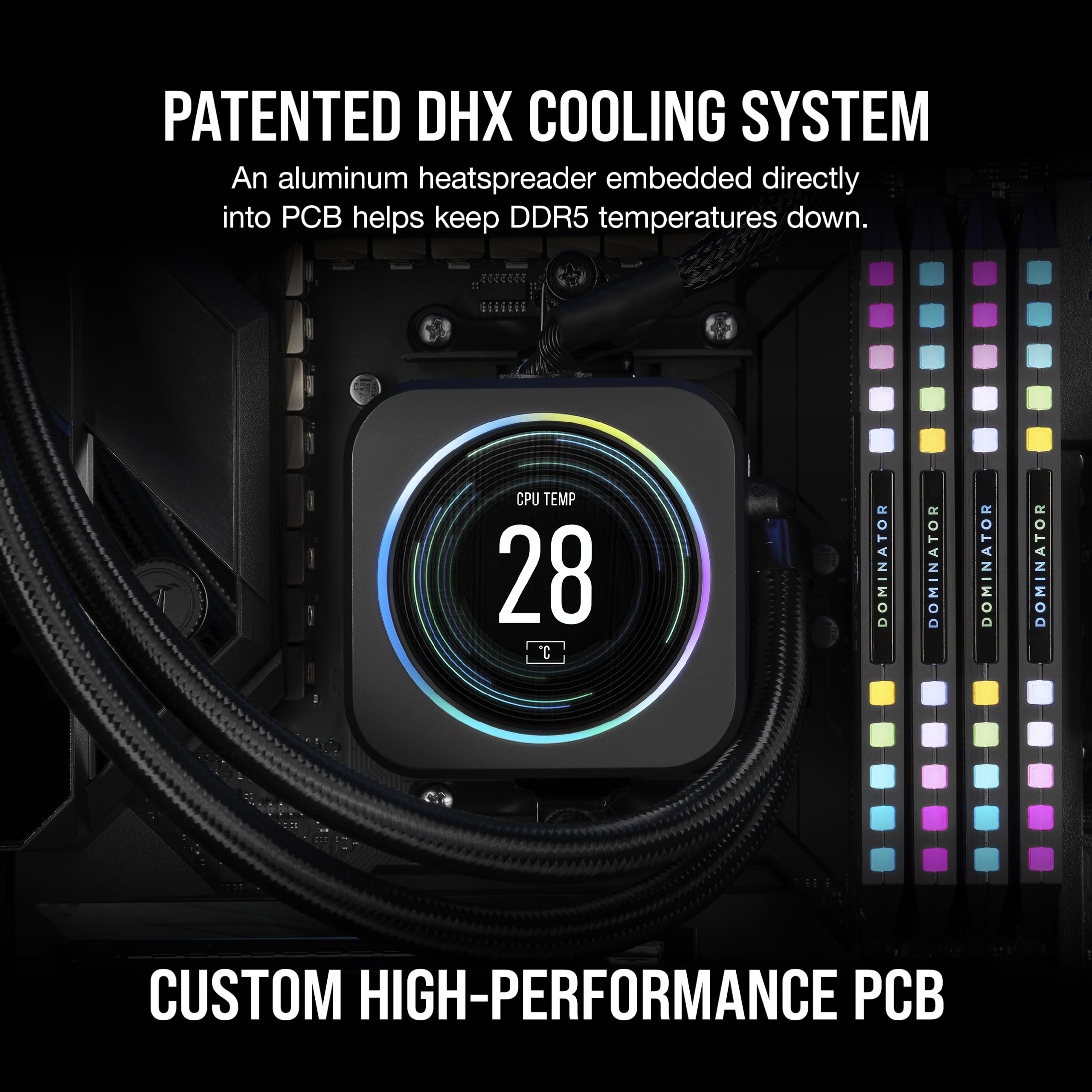 メモリー CORSAIR DOMINATOR PLATINUM DDR5-6000 32G CORSAIR DOMINATOR PLATINUM RGB DDR5 32GB (2x16GB) DDR5