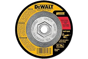Maximize Productivity with DEWALT's 4.5-Inch Grinding Wheels