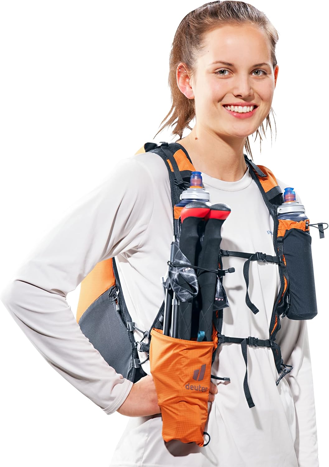 Deuter Ascender 13L Trail Running and Hiking Backpack - Saffron