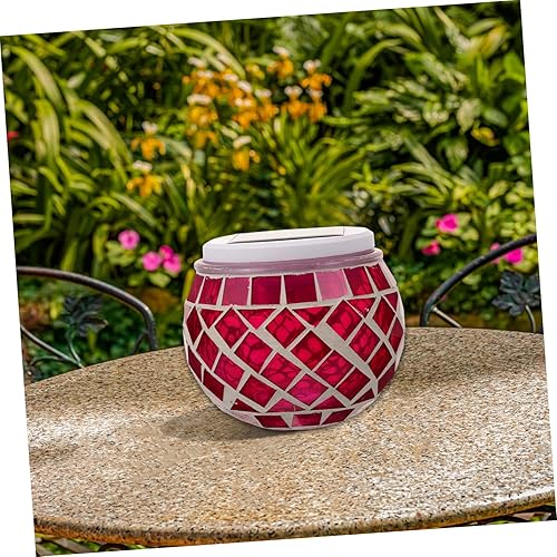 Miniatura 4 de DOITOOL Luces solares de hadas para exteriores, mosaico de vidrio, para botella, funciona con energía solar, resistente a la intemperie, para