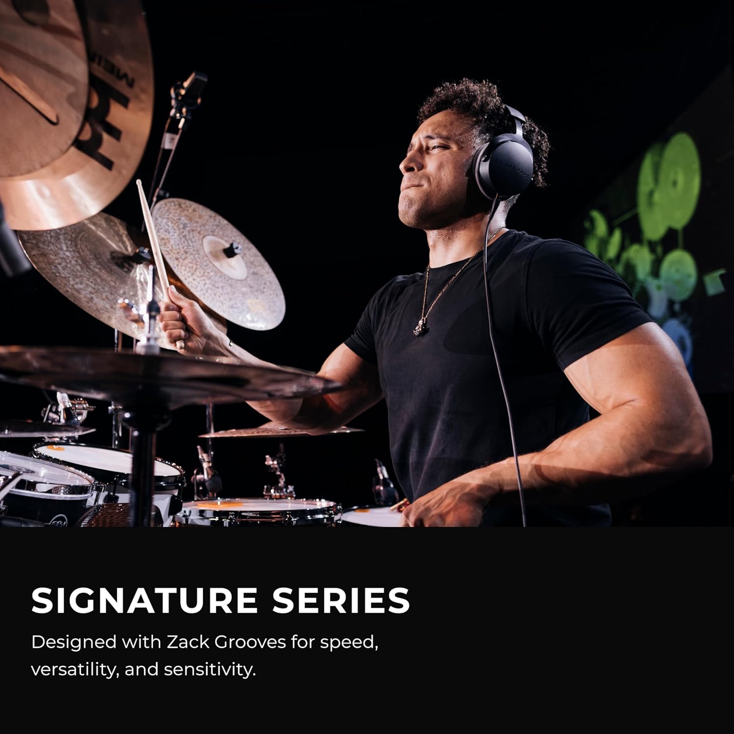Meinl Stick & Brush Drumsticks, Zack Grooves Signature Half Brick (6 Pairs, 5 Plus 1 Free) — American Hickory with Oval Shape Wood Tip — Made in Germany (SB606-6)