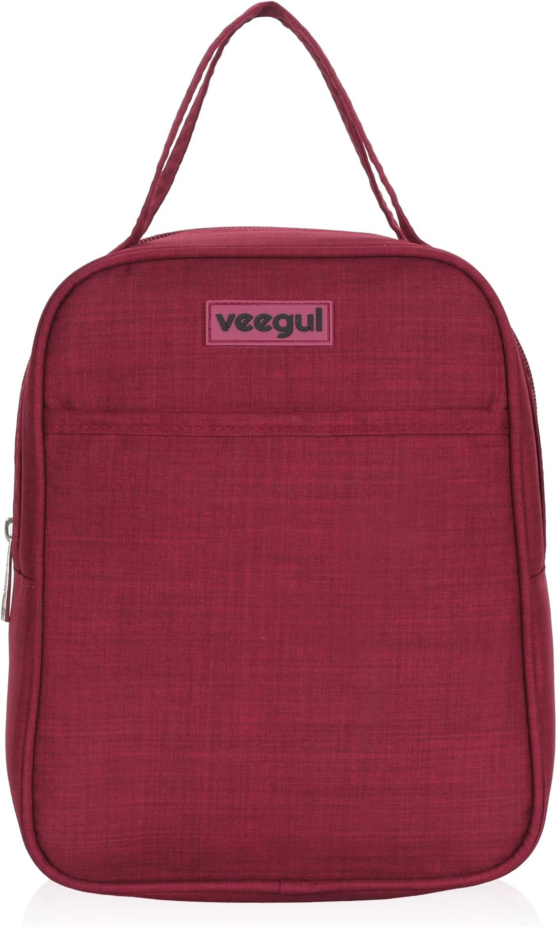 Veegul Compact Recycle Cooler Insulated Lunch bag Burgundy