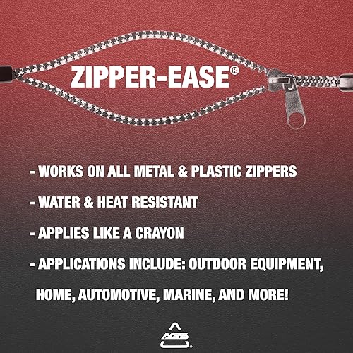 Miniatura 6 de Zipper-Ease - Barra lubricante con cremallera para lubricar y proteger todas las cremalleras, ideal para mochilas, tiendas de campaña, chaquetas,