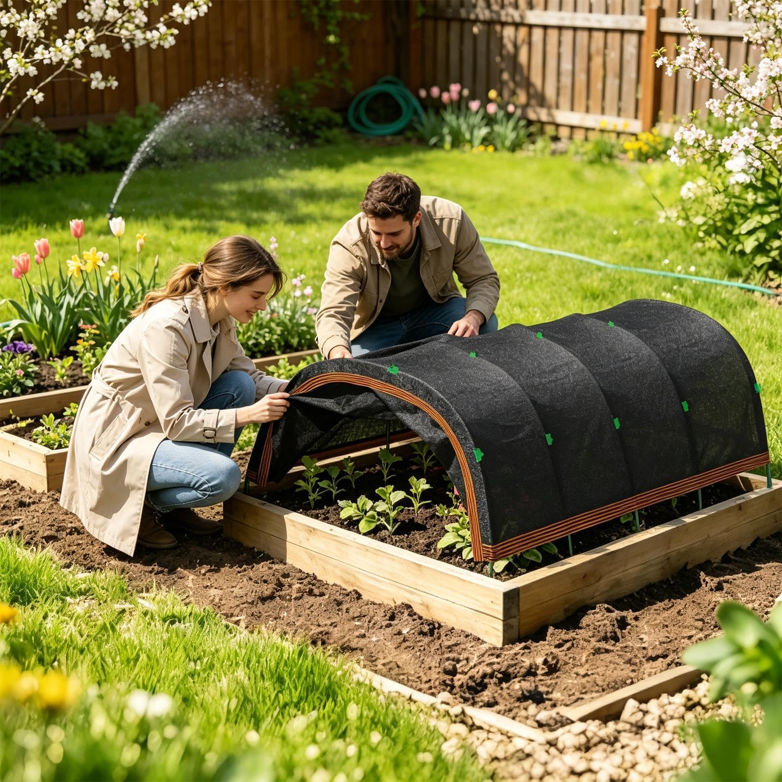 Telo ombreggiante per giardino, 200,7 x 101,6 cm, resistente ai raggi UV