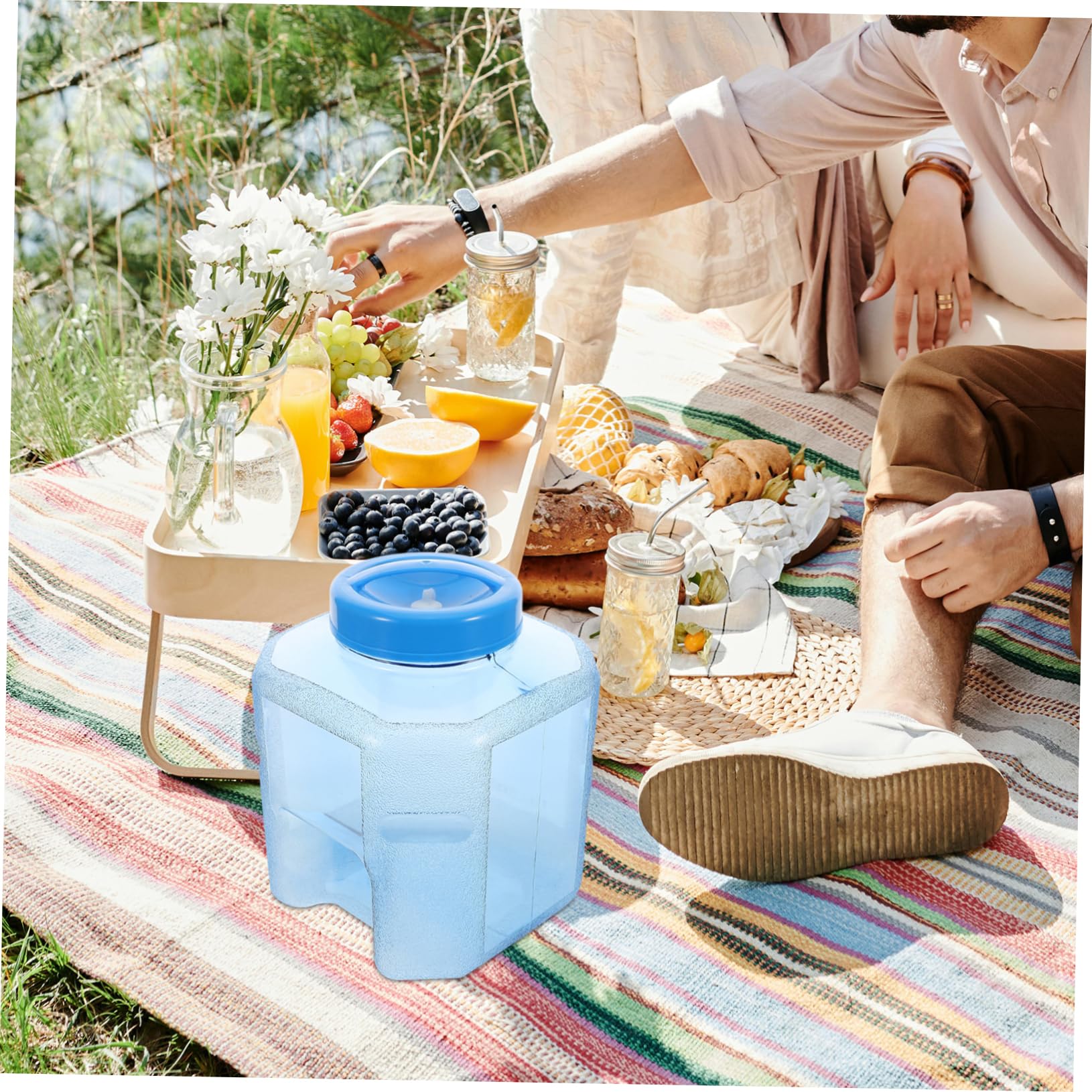 BESPORTBLE Wasserbehälter Camping-wasserkanister Fassungsvermögen Leicht Zu Transportieren Wiederverwendbar Für Outdoor-aktivitäten Und Aufbewahrungszwecke