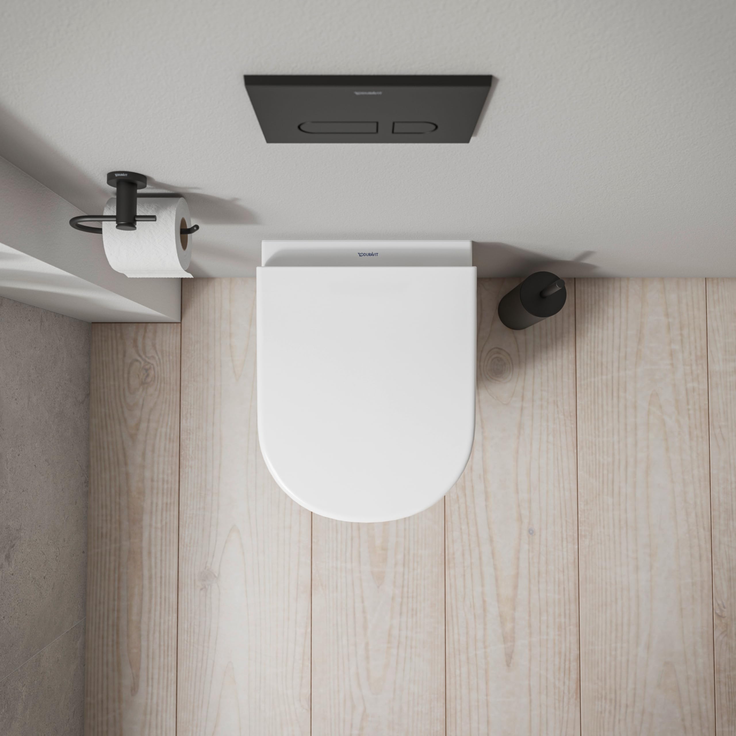 Duravit D-Code WC suspendido Compact, lavable, sin borde, 370x480x360mm, blanco brillo intenso, 2515090000
