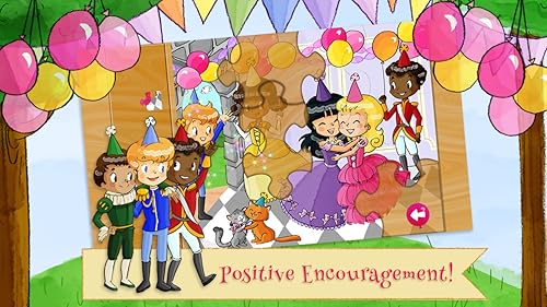 Puzzles de Festa de Aniversário da Princesa para Crianças: Junte-se à festa majestosa com os Puzzles
