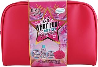 Dirty Works Oh What Fun Coffret Cadeau pour Elle | Minis de Soins de la Peau dans Une Pochette de Voyage | Cadeau de beauté pour Elle