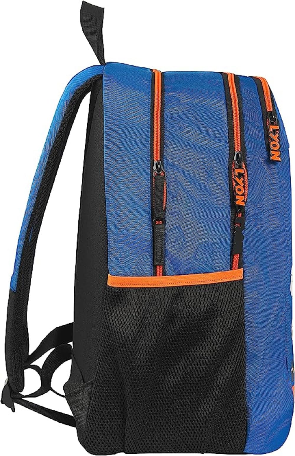 Schoolapck Zaino Lyon Rotondo Organizzato Blu + Astuccio Triplo 3 Zip + Portachiavi Cubo in Omaggio