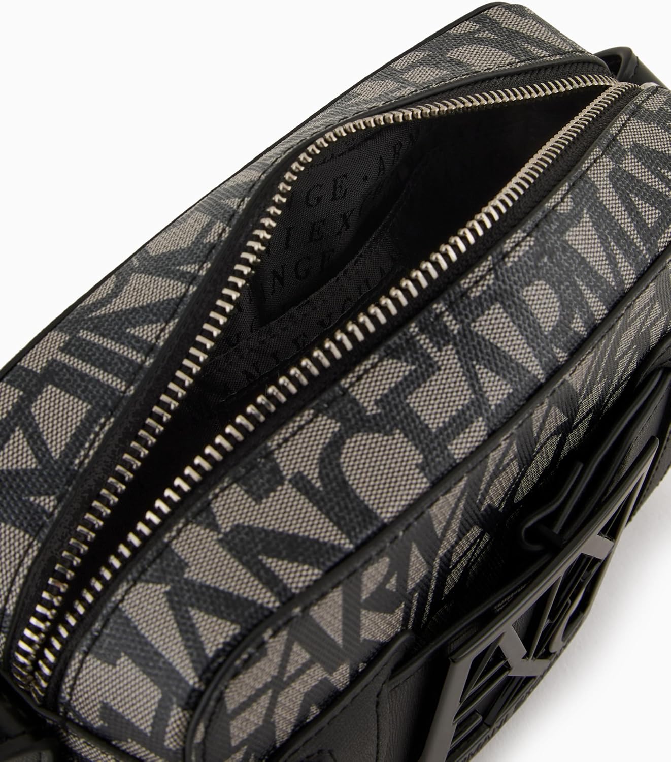 Armani Exchange Women's Logo Placket Top Zip Camera Crossbody Bag - Image 3