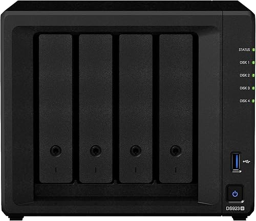 Miniatura 4 de Synology Servidor de gabinete NAS DiskStation DS923+ de 4 bahías | AMD Ryzen R1600 de doble núcleo hasta 3.1 GHz | 32 GB DDR4 RAM | NO HDD instalado