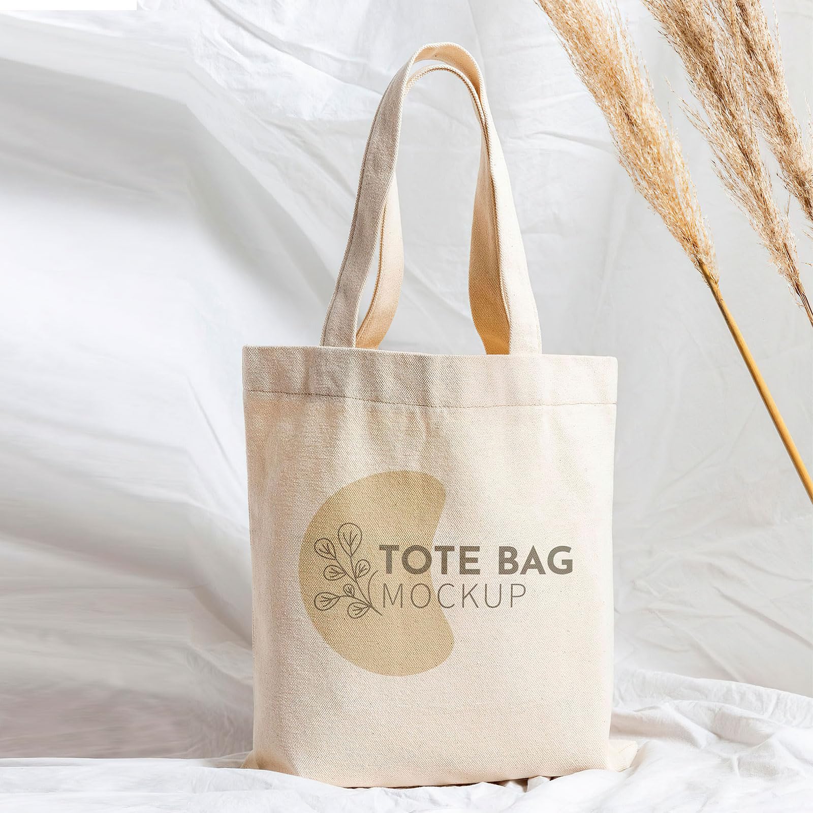 20er Set Stoffbeutel Baumwolle 40x33cm, Blanko Baumwolltaschen mit 1 PTFE Folie, Jutebeutel zum Bemalen Bedrucken, Canvas Tote Bag Großpackung für DIY Plotten