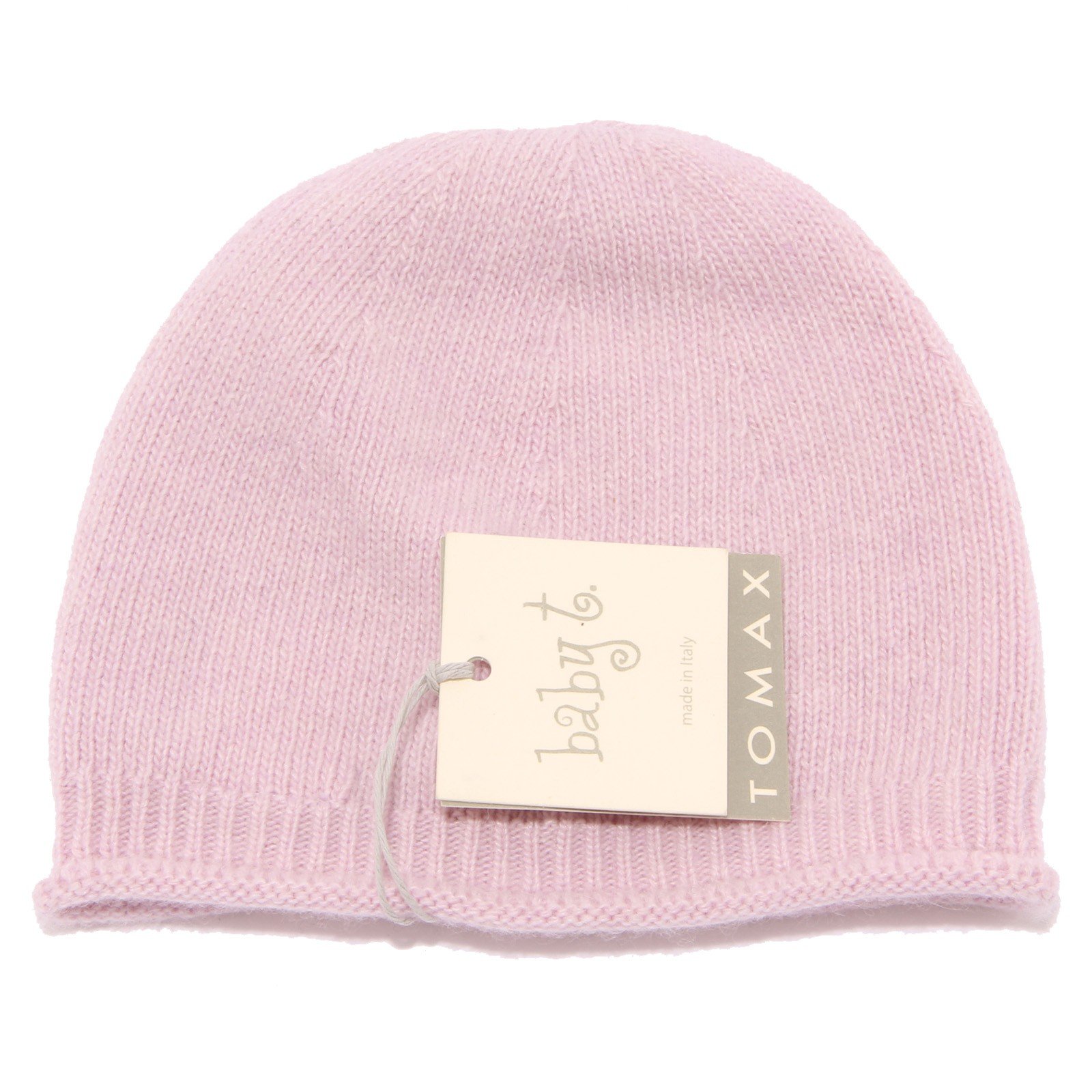 TOMAX 4345U cuffia neonata BABY T. rosa lana hat wool baby [I/29 CM]