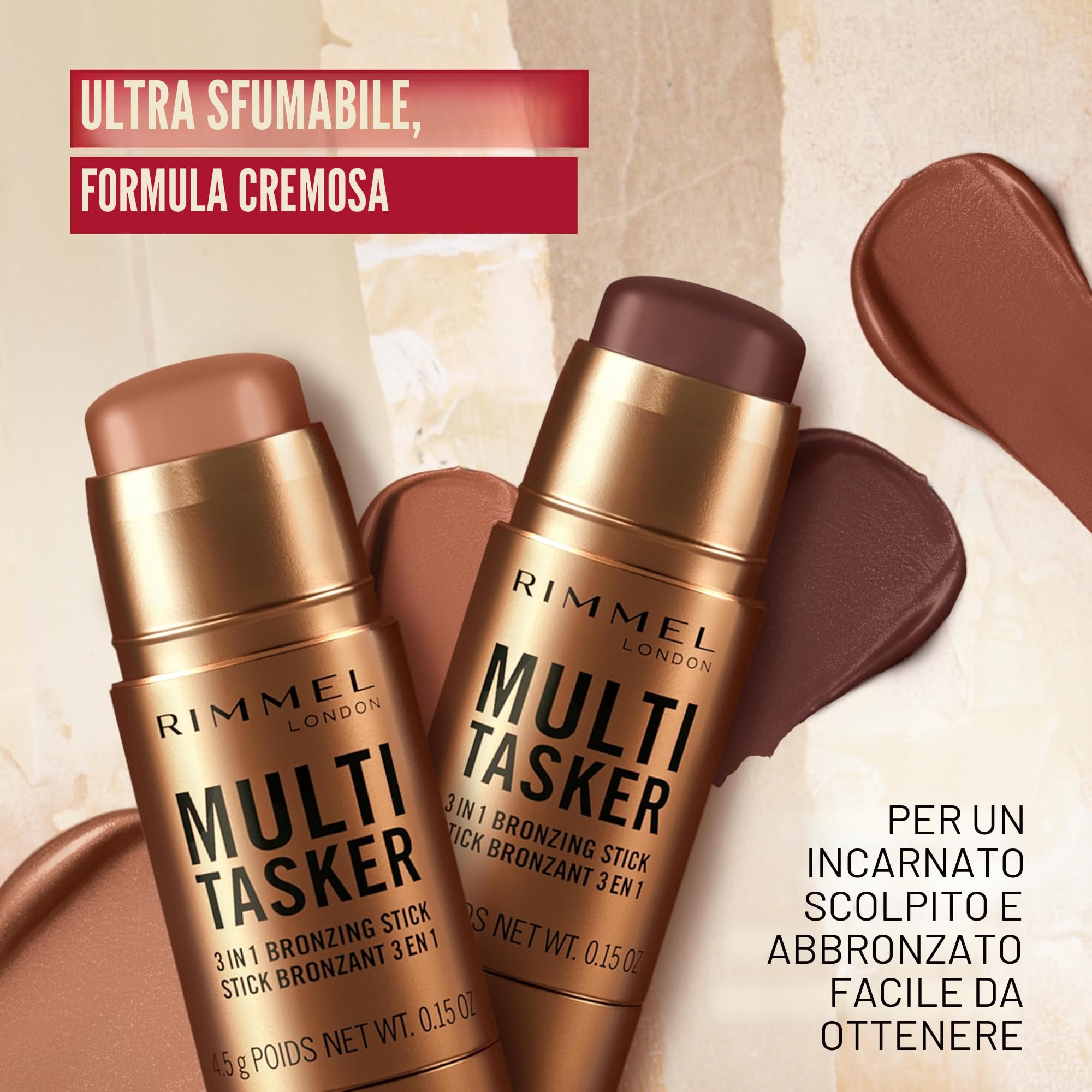 Rimmel Multitasker Bronzing Stick Medium 002 4,5 g