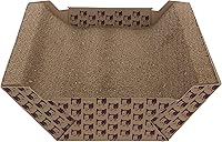 SmartyKat Super Scratcher Chaise: Catnip-Infused Corrugated Cat Scratcher Lounge for Scratching & Lounging