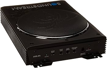 Soundstream USB-8A 8-Inch Powered Subwoofer Slim Enclosure