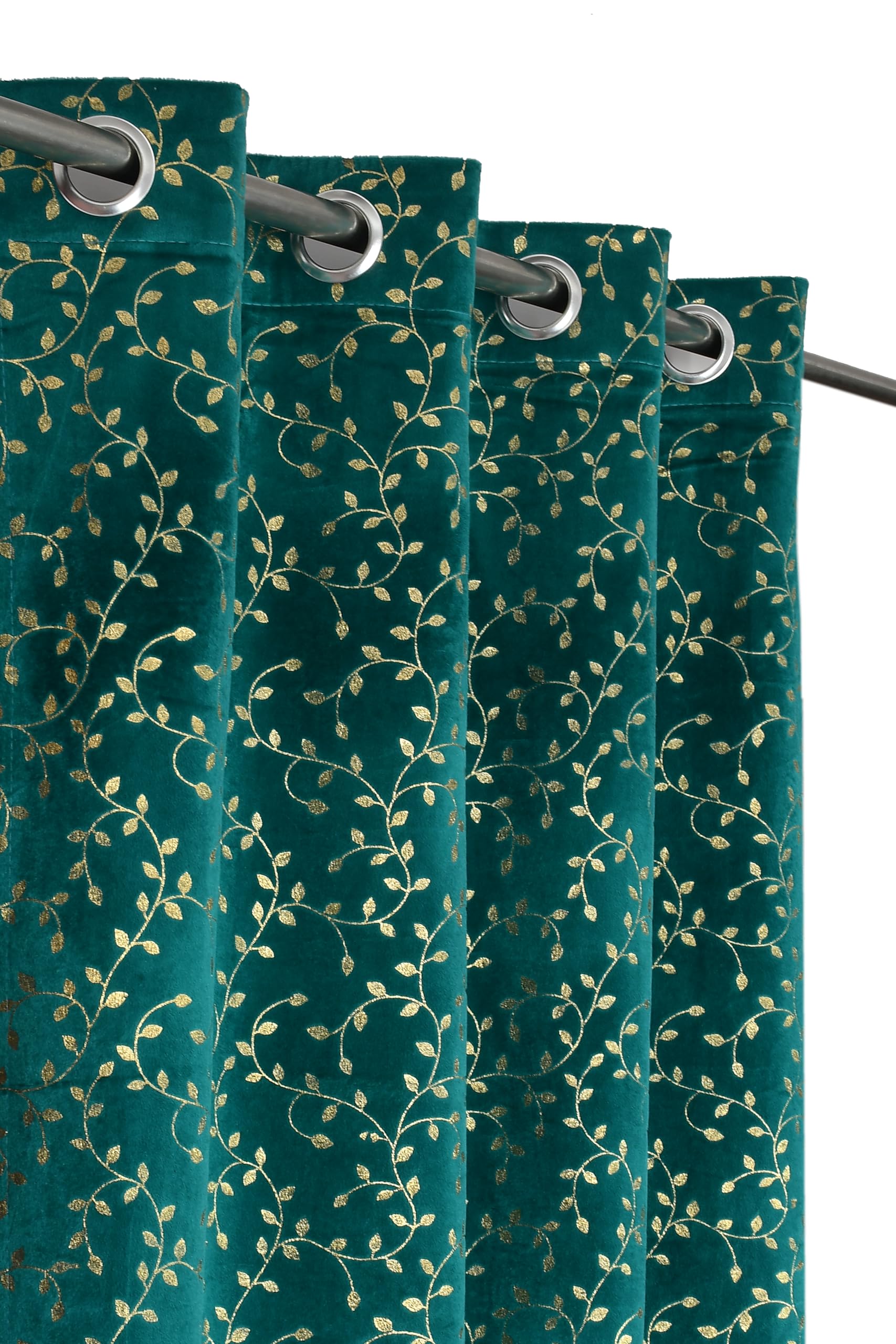 FABREEVA Heavy Velvet Flawer Print Fabric Luxury Looks Room Darkening Buty Designer Buty Parent