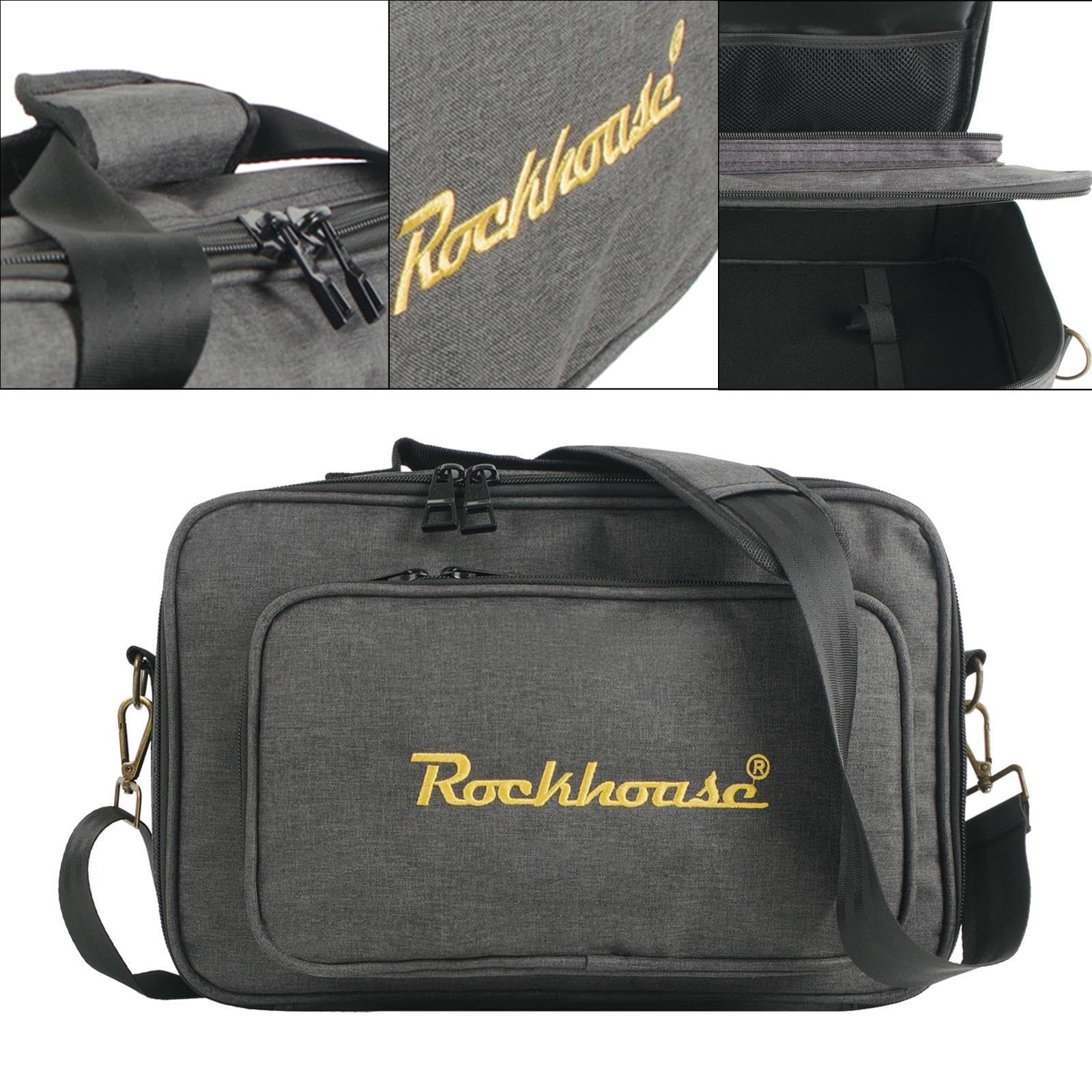 Colaxi Gig Bag Effect Pedalboard Bag Guitar Effects Pedal Case Guitar Multi Effects Pedal Bag Pedalboard Carry Case for Travel Show, 36cmx23cmx14cm