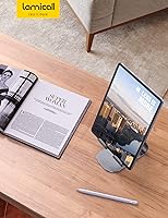 Vista 15 de Soporte ajustable para ipad, soporte para tableta Lamicall, Plateado 1-plateado