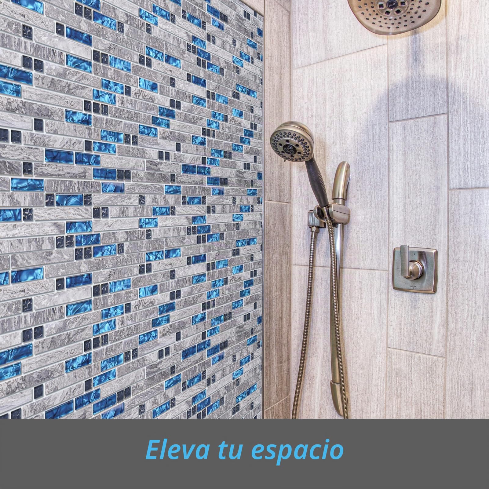 Art3d Azulejo decorativo para salpicaduras de cocina o baño (paquete de 5)