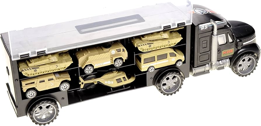 Amazon.com: PowerTRC 7 in 1 Military Truck Army Vehicle Models Car