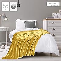Vista 426 de Utopia Bedding - Manta de vellón de lujo, mullida, antiestática; manta de suave microfibra de 8.8 oz/yd² (300 g/m²) para cama; tamaño individual