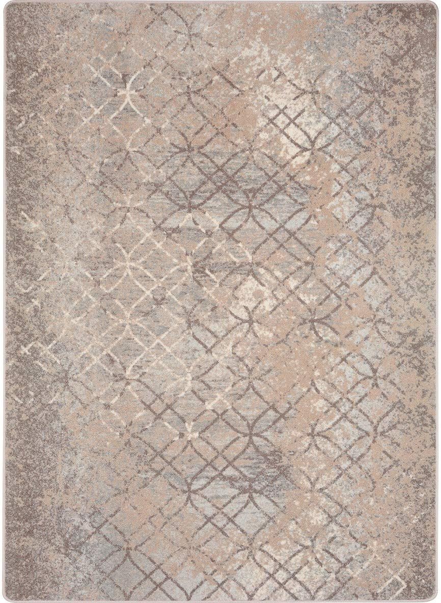 Joy Carpets First Take Opposites Attract Area Rug in Color Hazelwood, 7'8" x 10'9"